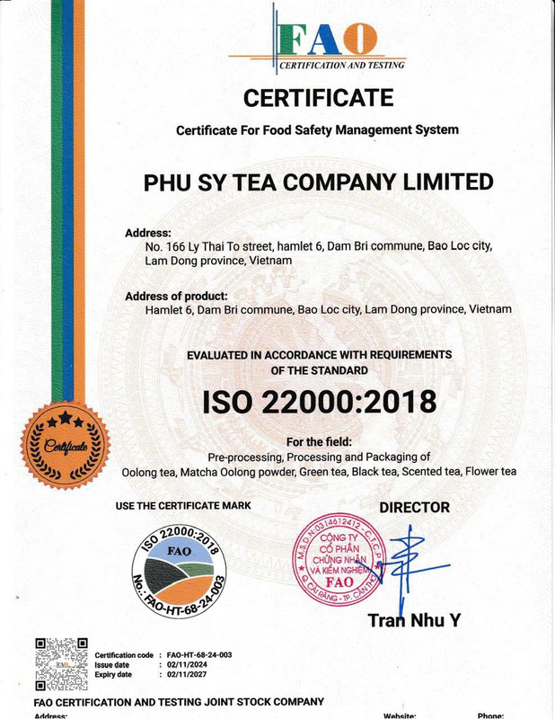 Chứng nhận ISO 22000:2018