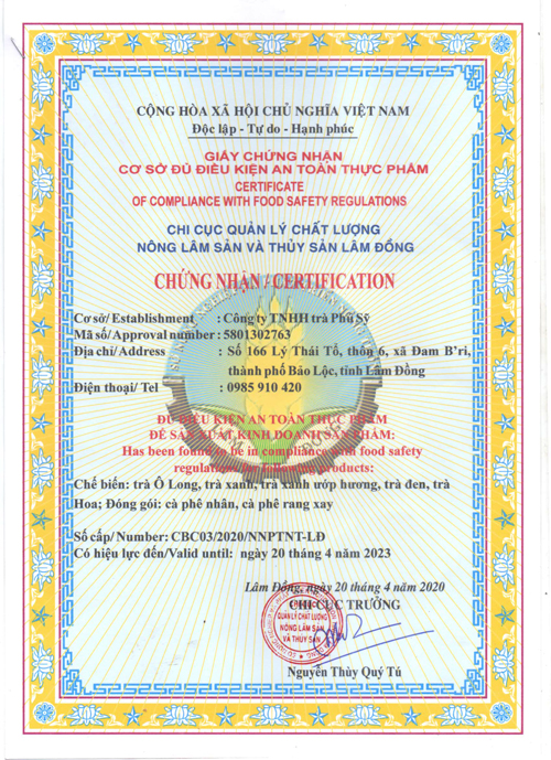 Chứng nhận
