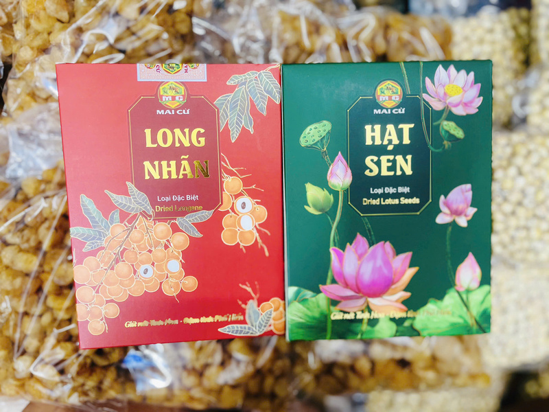 Long nhãn, hạt sen Mai Cừ