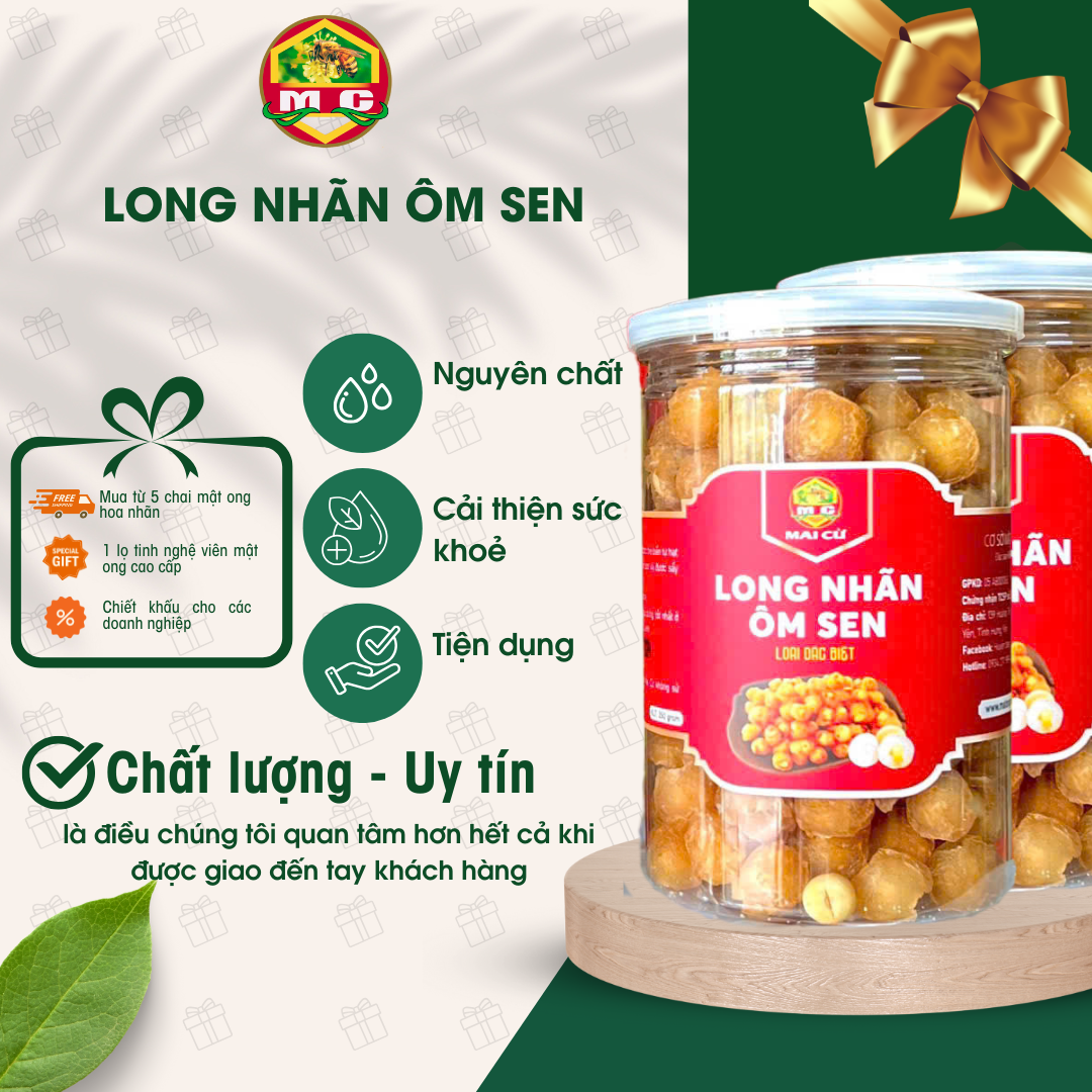 Long nhãn ôm sen – 400gram