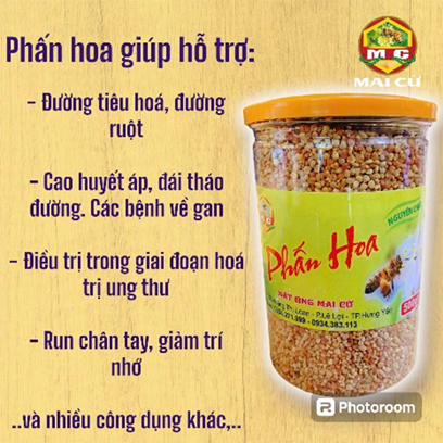 Phấn hoa - Cơ Sở Mật Ong Mai Cừ