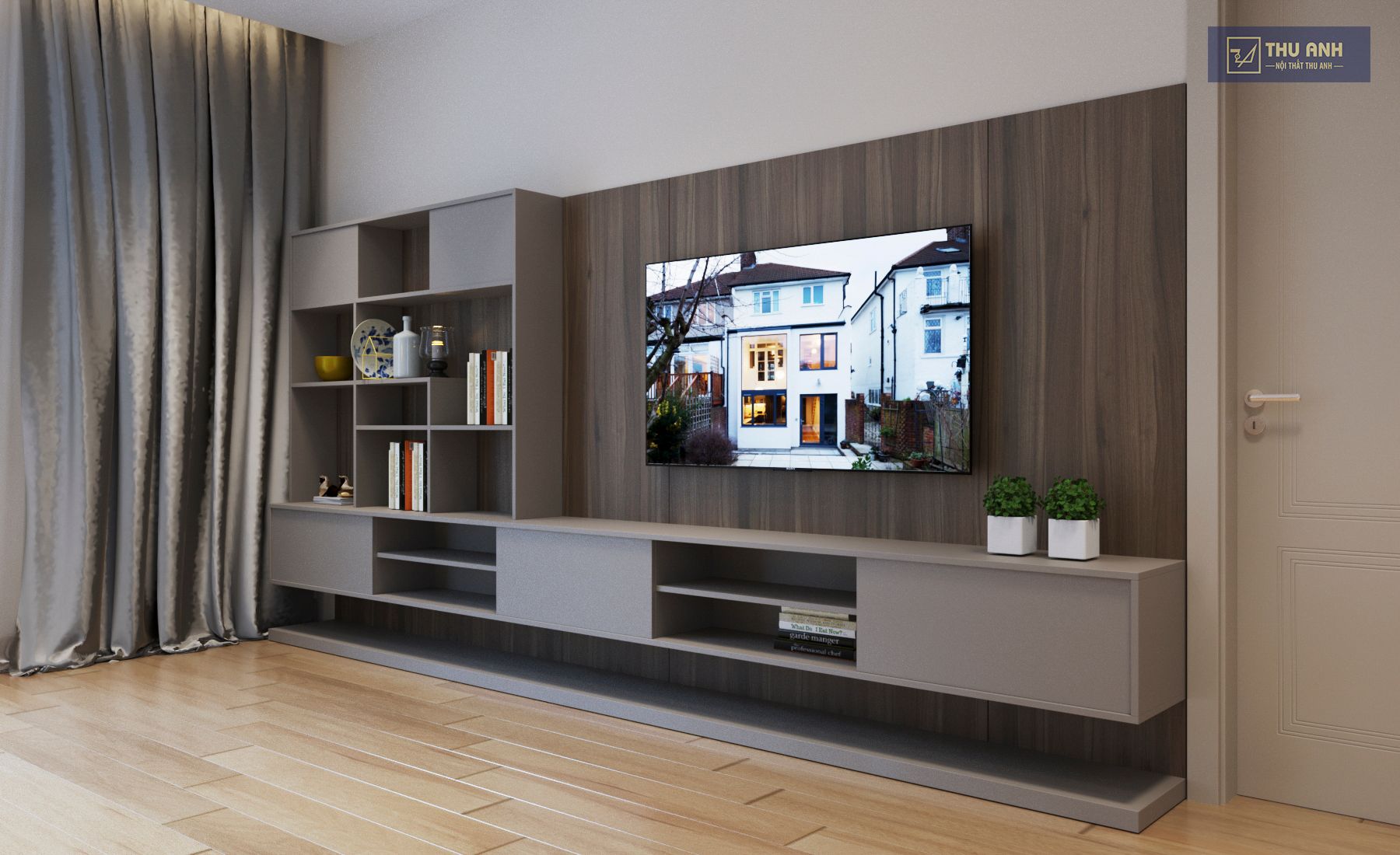 Thiết kế thi công nội thất phòng khách