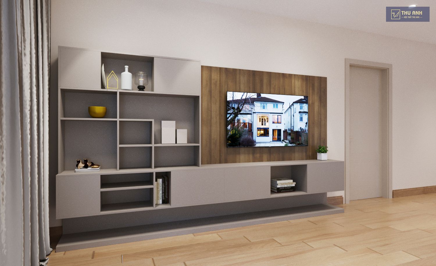 Thiết kế thi công nội thất phòng khách