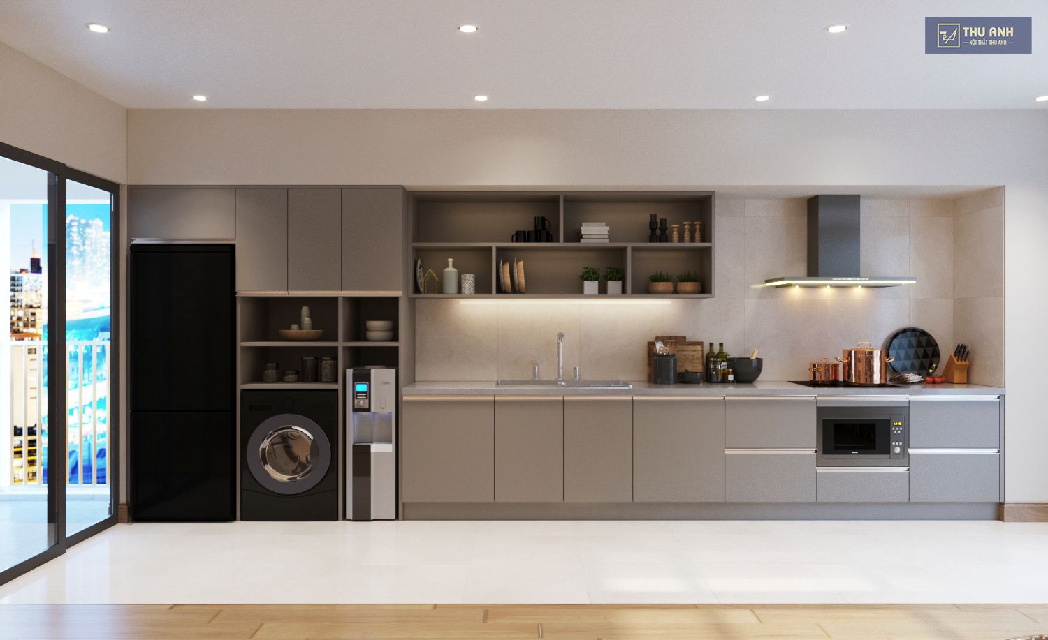 Thiết kế thi công nội thất phòng bếp