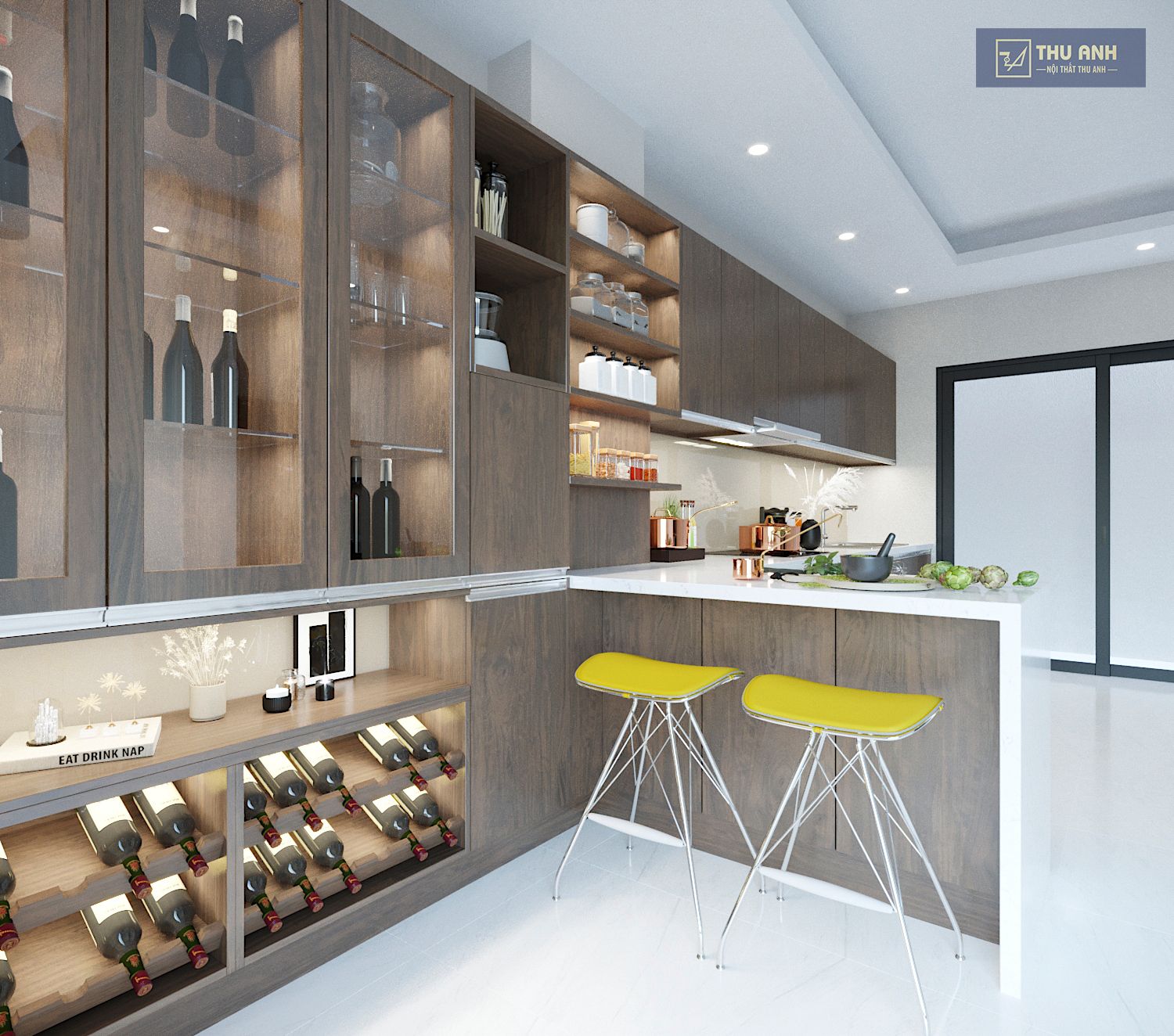 Thiết kế thi công nội thất phòng bếp