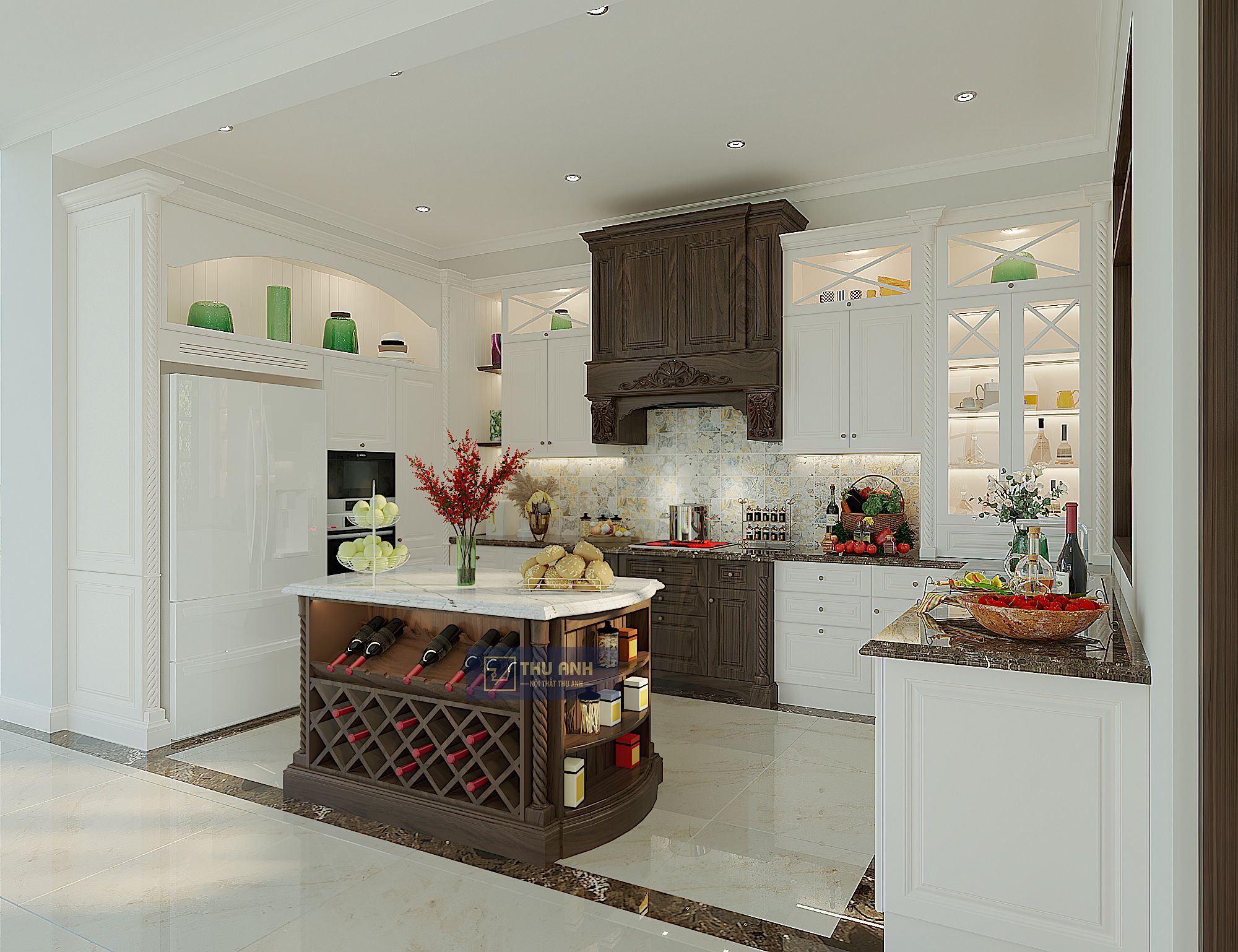 Thiết kế thi công nội thất phòng bếp