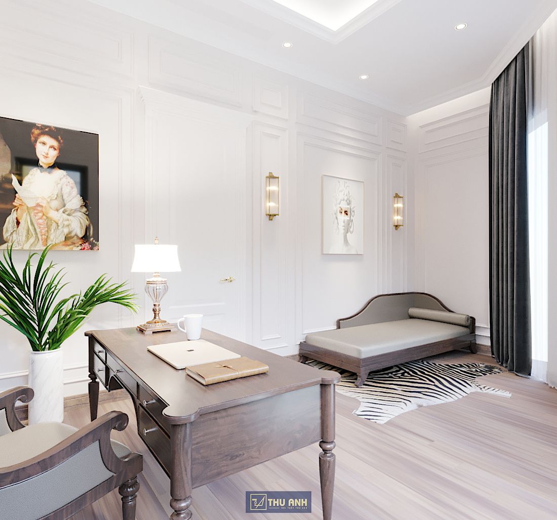 Thiết kế, thi công phòng đọc sách, làm việc