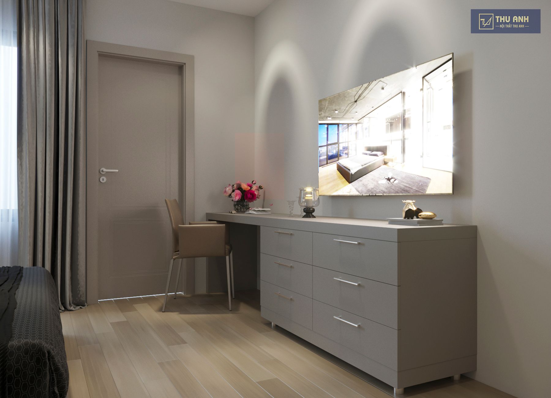 Thiết kế thi công nội thất phòng ngủ