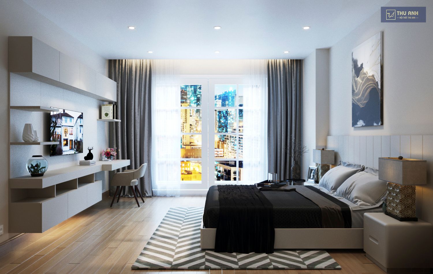 Thiết kế thi công nội thất phòng ngủ