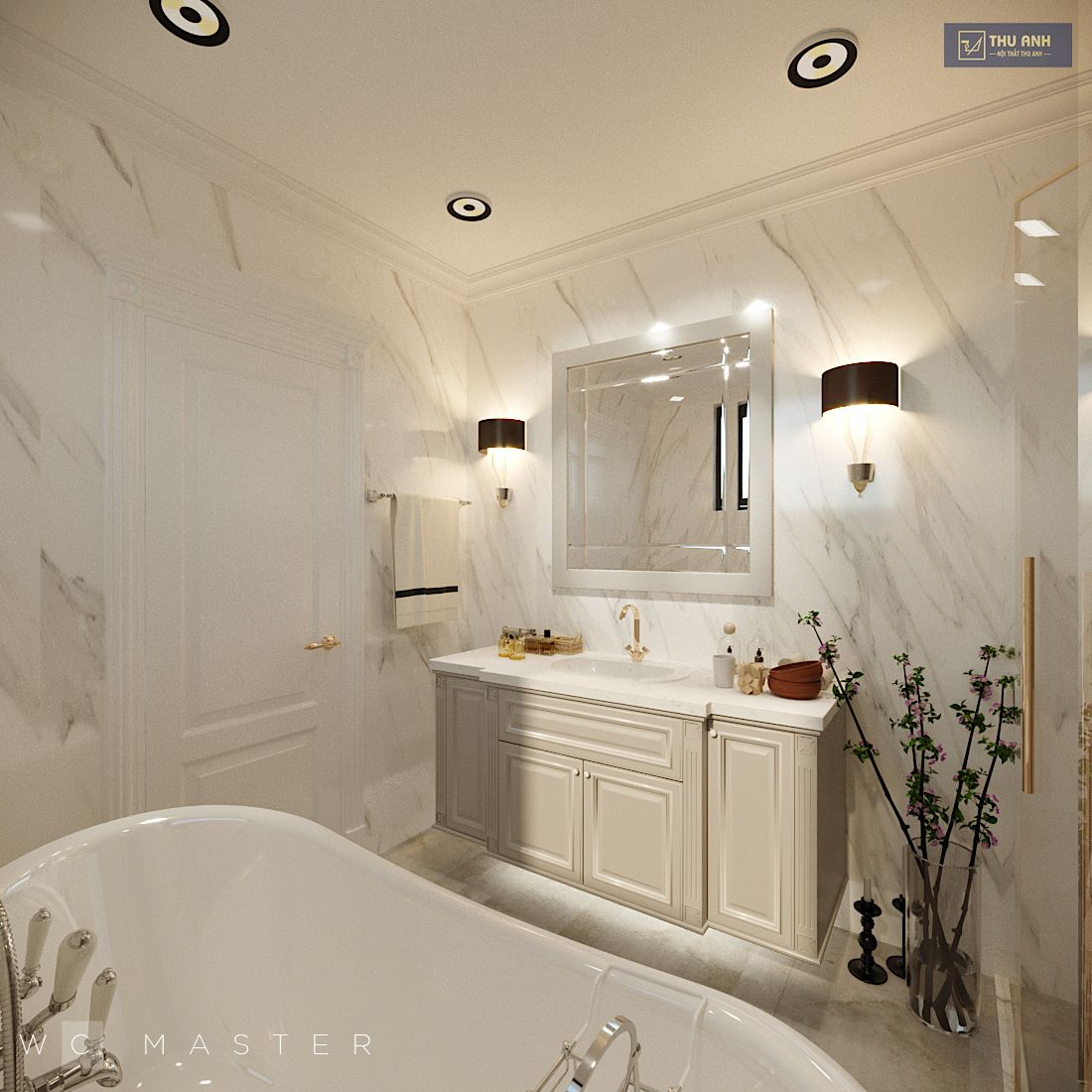 Thiết kế thi công nội thất phòng tắm