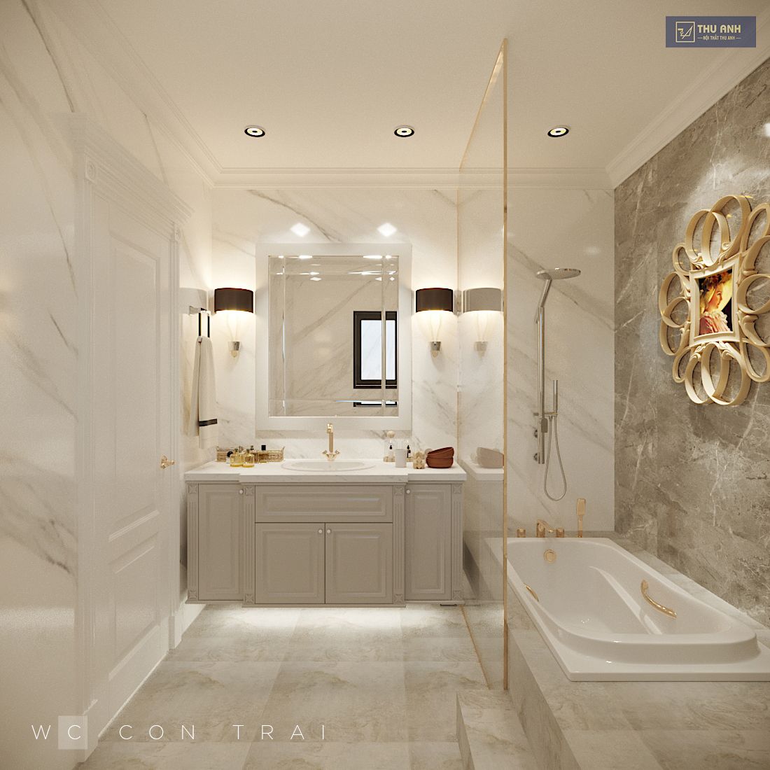 Thiết kế thi công nội thất phòng tắm