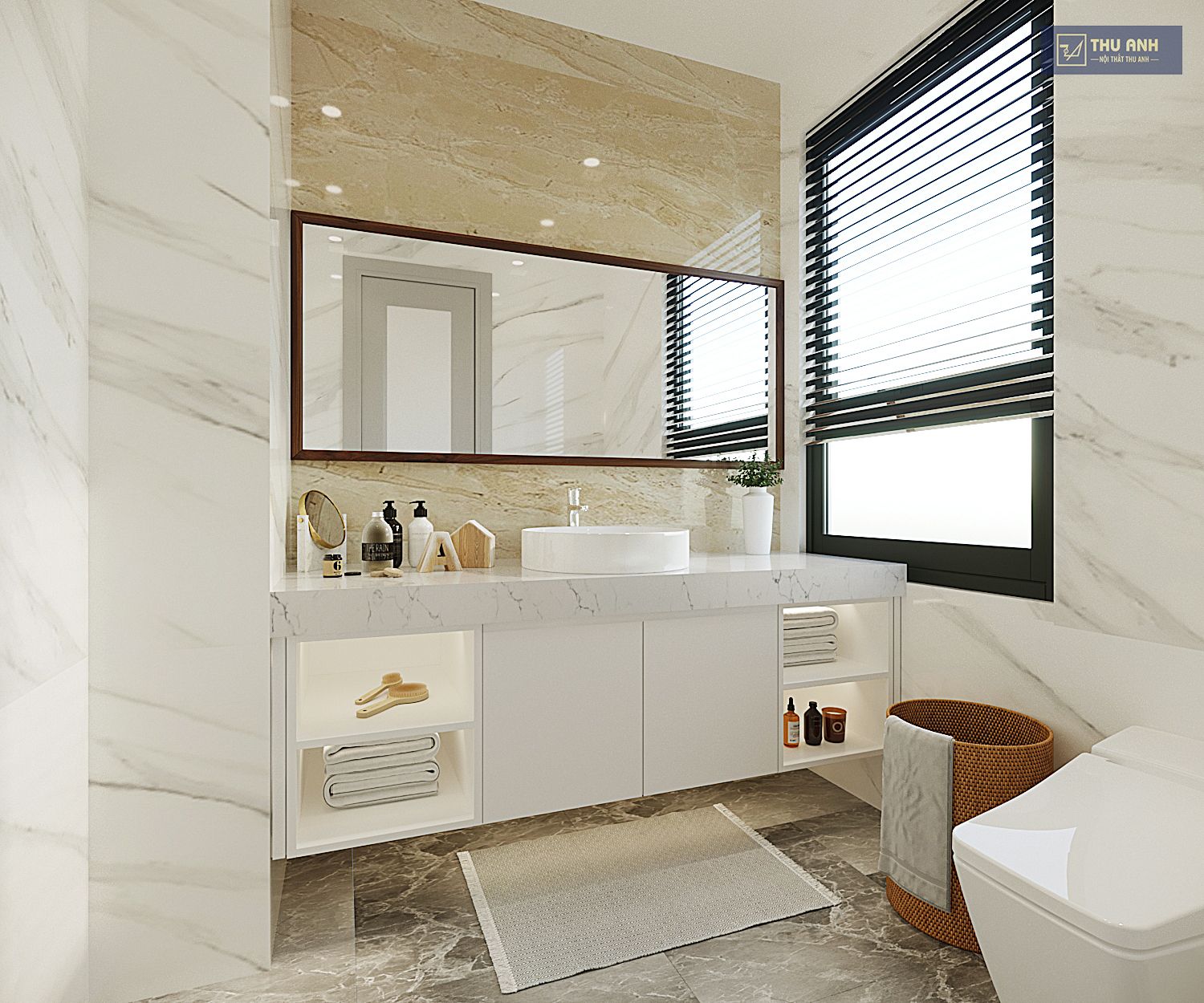 Thiết kế thi công nội thất phòng tắm