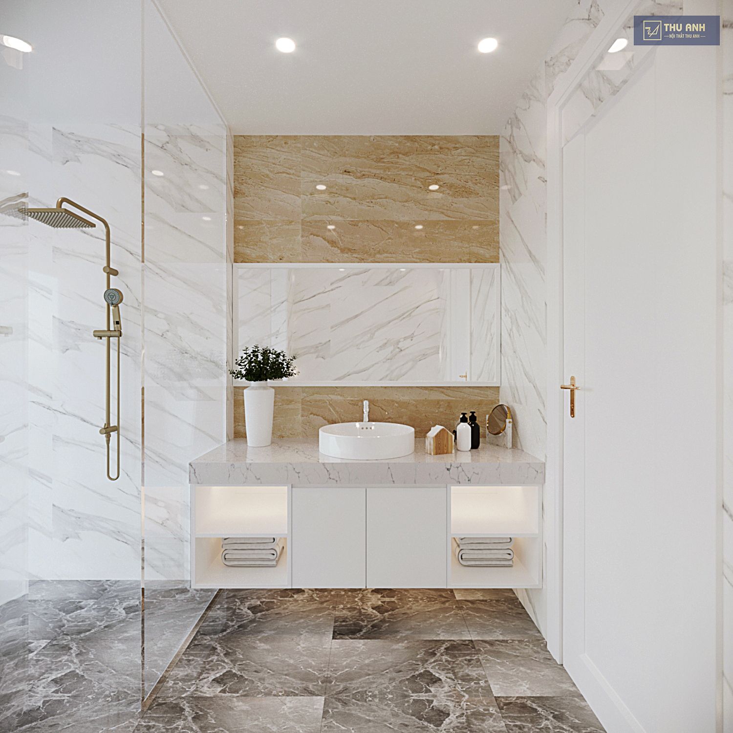 Thiết kế thi công nội thất phòng tắm