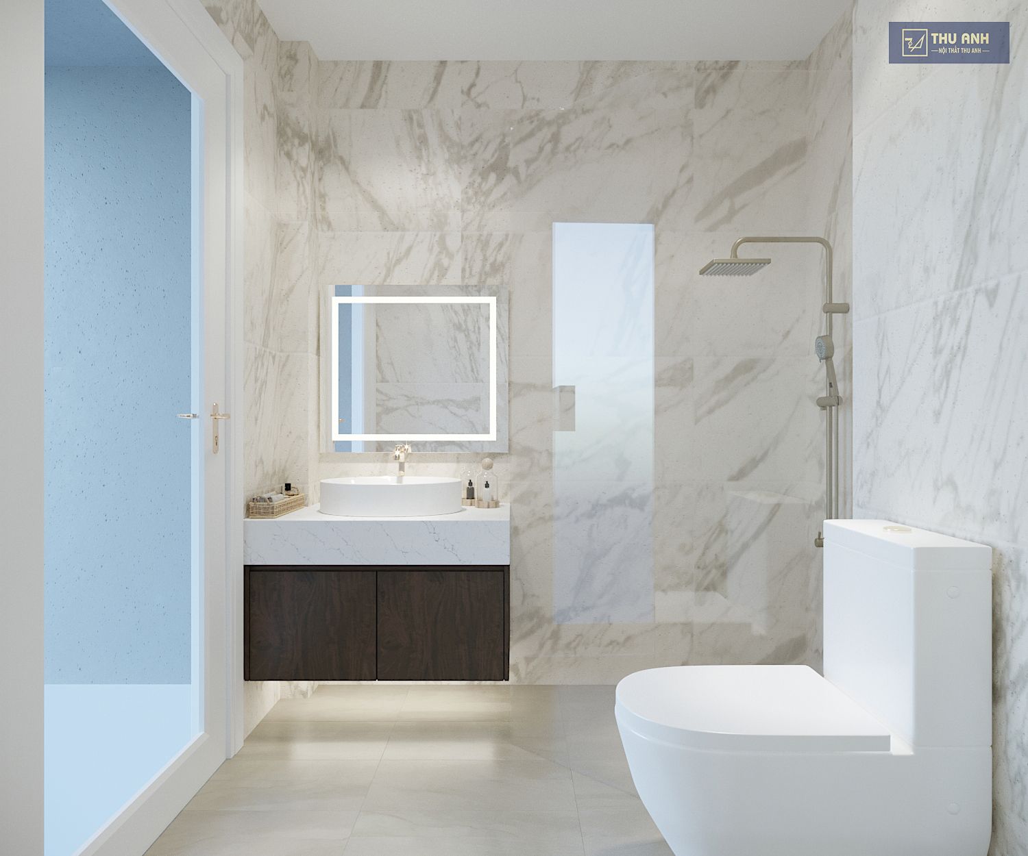 Thiết kế thi công nội thất phòng tắm