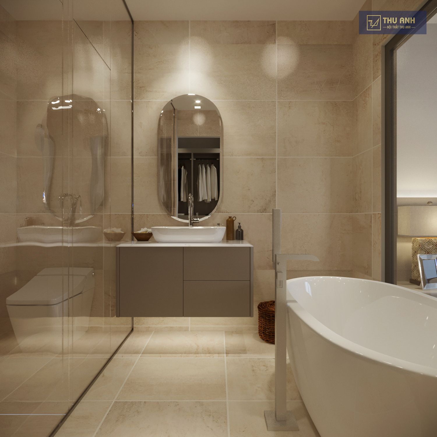 Thiết kế thi công nội thất phòng tắm