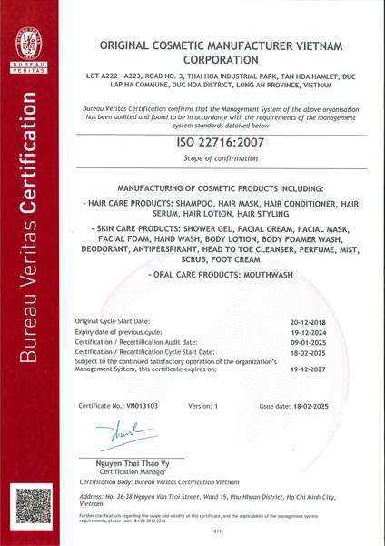 ISO 22716