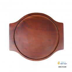 Khay lót chảo bằng gỗ (22.5x20cm)