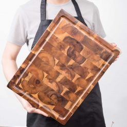 Thớt gỗ tràm sớ lật (40x30x3.8cm)
