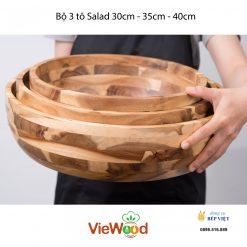 Tô gỗ loại lớn (30cm/ 35cm/ 40cm)