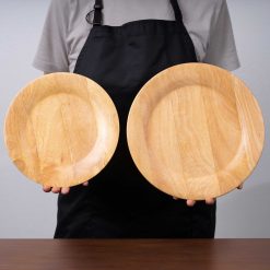 Đĩa gỗ đựng hoa quả