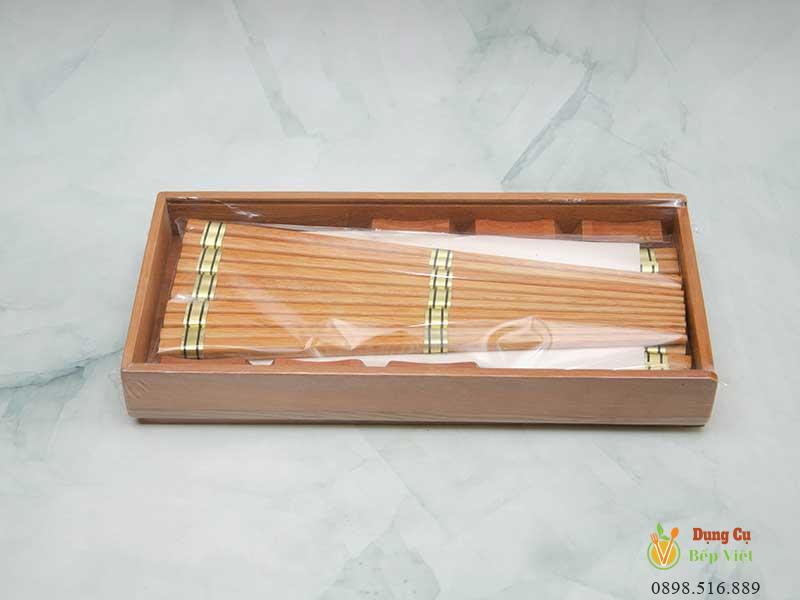 Bộ hộp đũa gỗ cao cấp