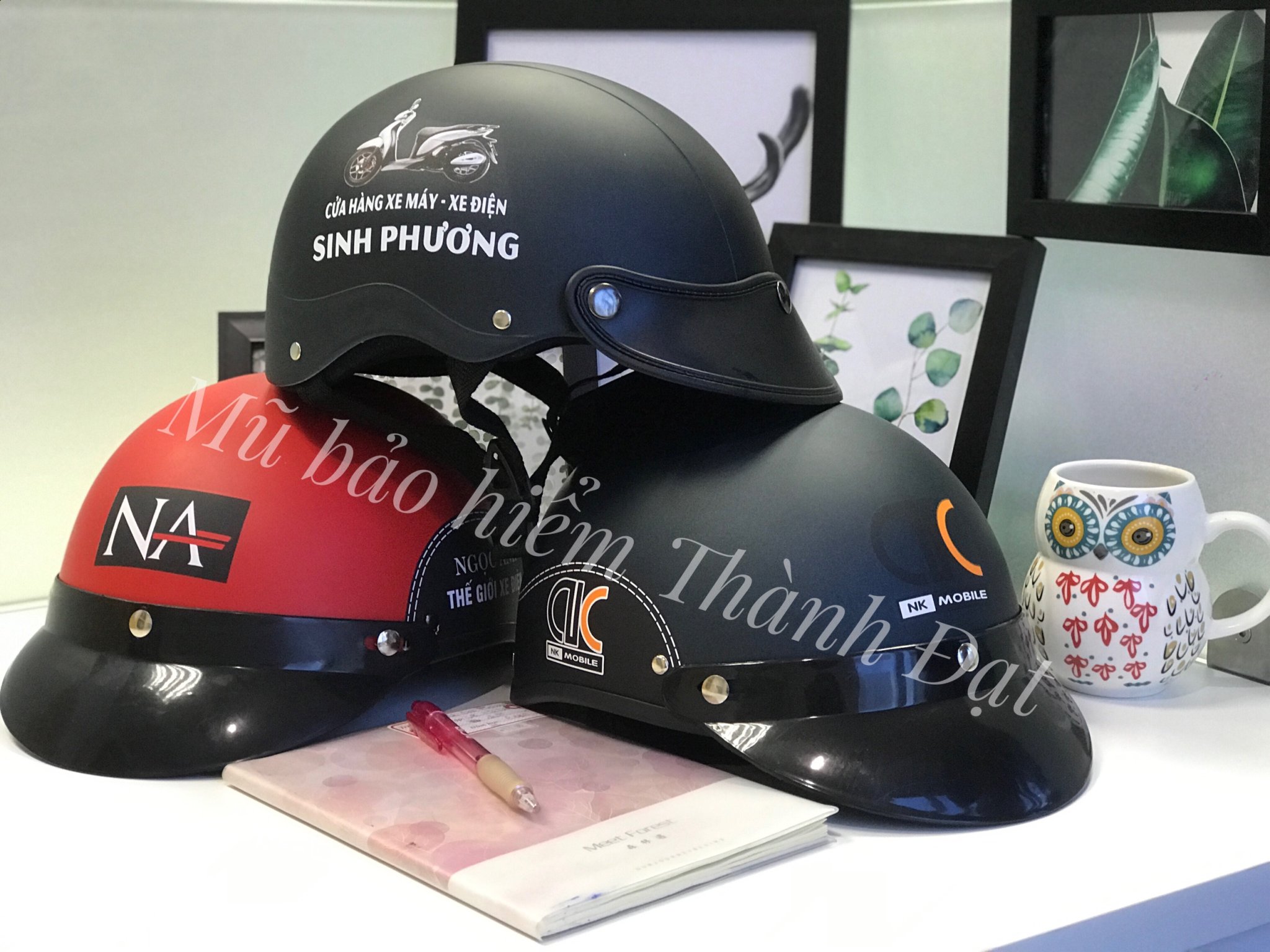 Mũ bảo hiểm - Mũ Bảo Hiểm Thành Đạt Helmet - Công Ty TNHH Mũ Bảo Hiểm Quảng Cáo Thành Đạt