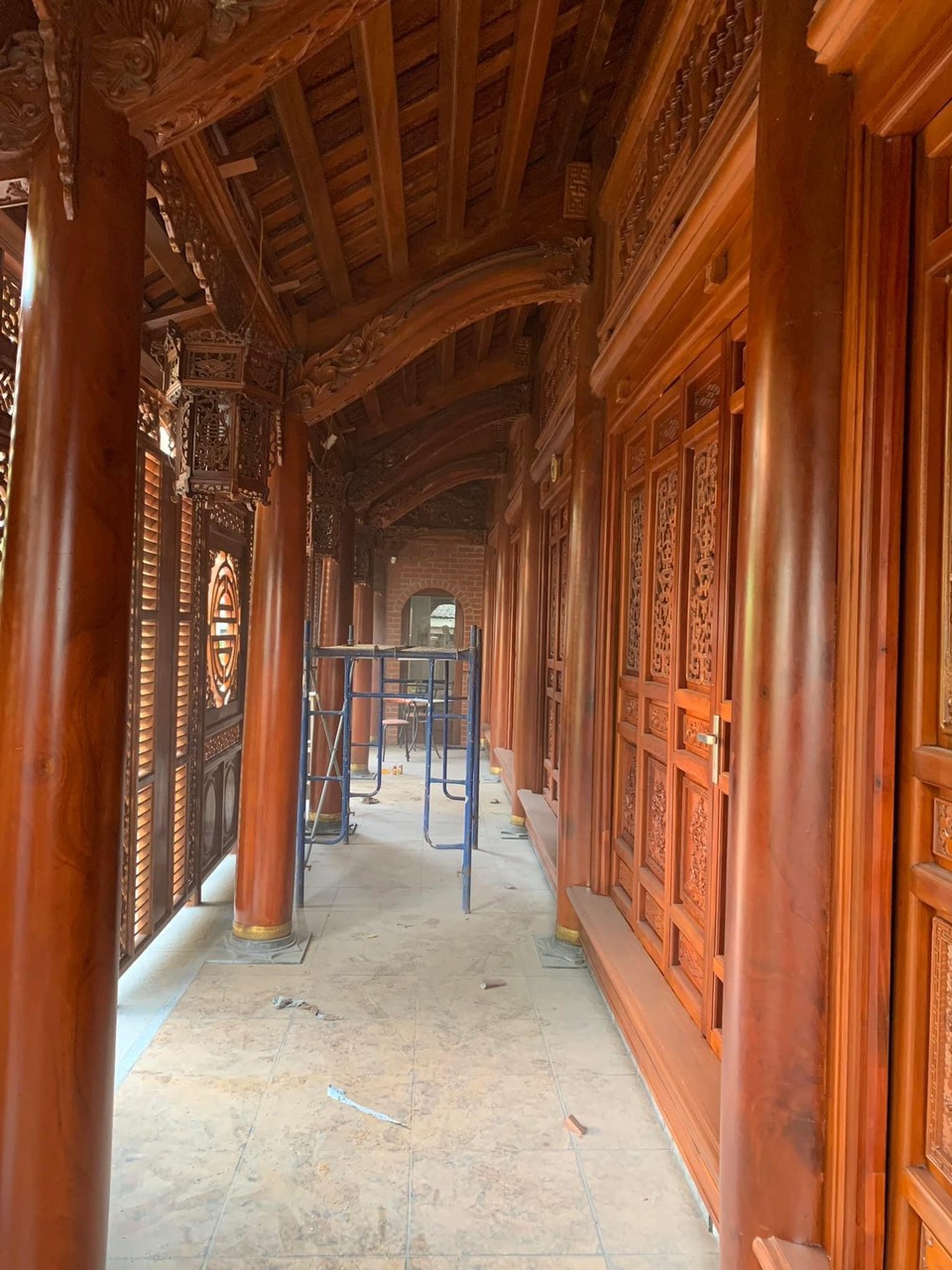 Nhà gỗ 5 gian