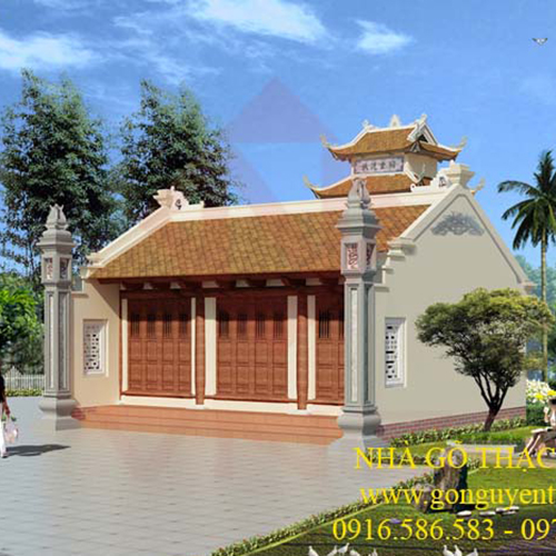 Mẫu thiết kế nhà thờ - Thi Công Nhà Gỗ Nguyễn Tuân - Xưởng Đồ Gỗ Nguyễn Tuân
