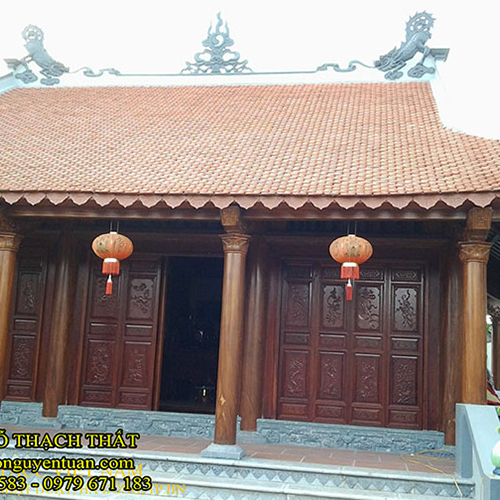Nhà thờ họ - Thi Công Nhà Gỗ Nguyễn Tuân - Xưởng Đồ Gỗ Nguyễn Tuân