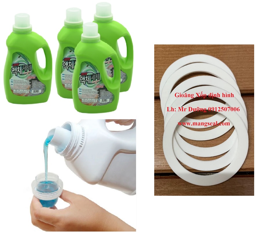 Gioăng đệm nắp chai nước giặt