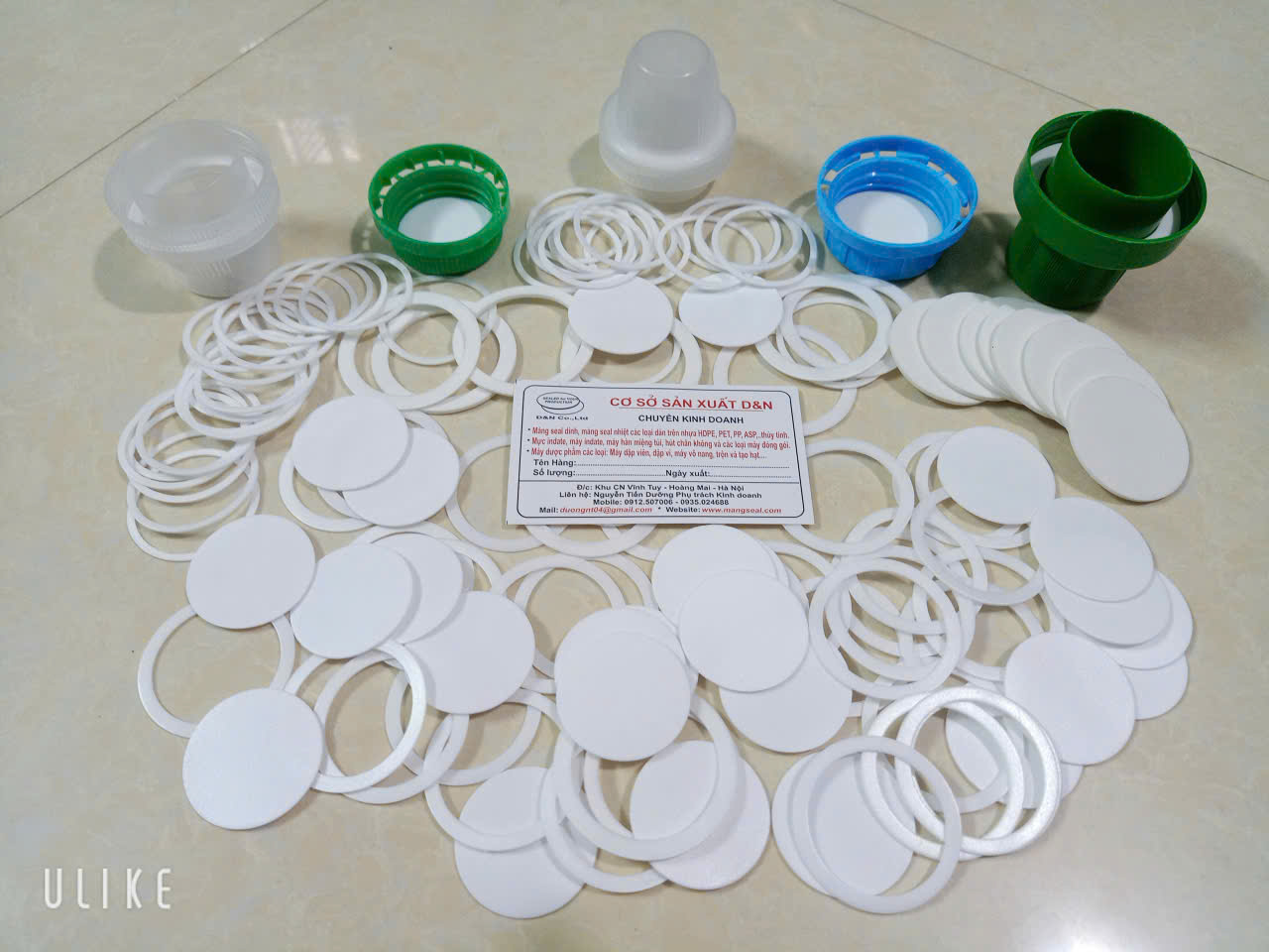 Gioăng - Miếng lót nắp chai lọ