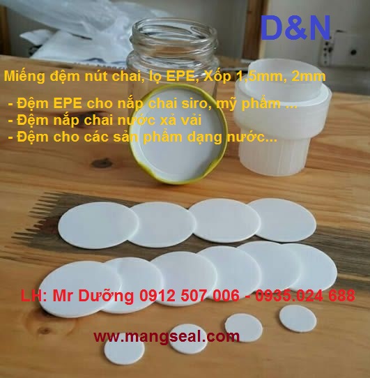 Màng đệm cứng EPE cho chai lọ