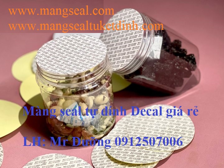 Màng seal tự dính decal