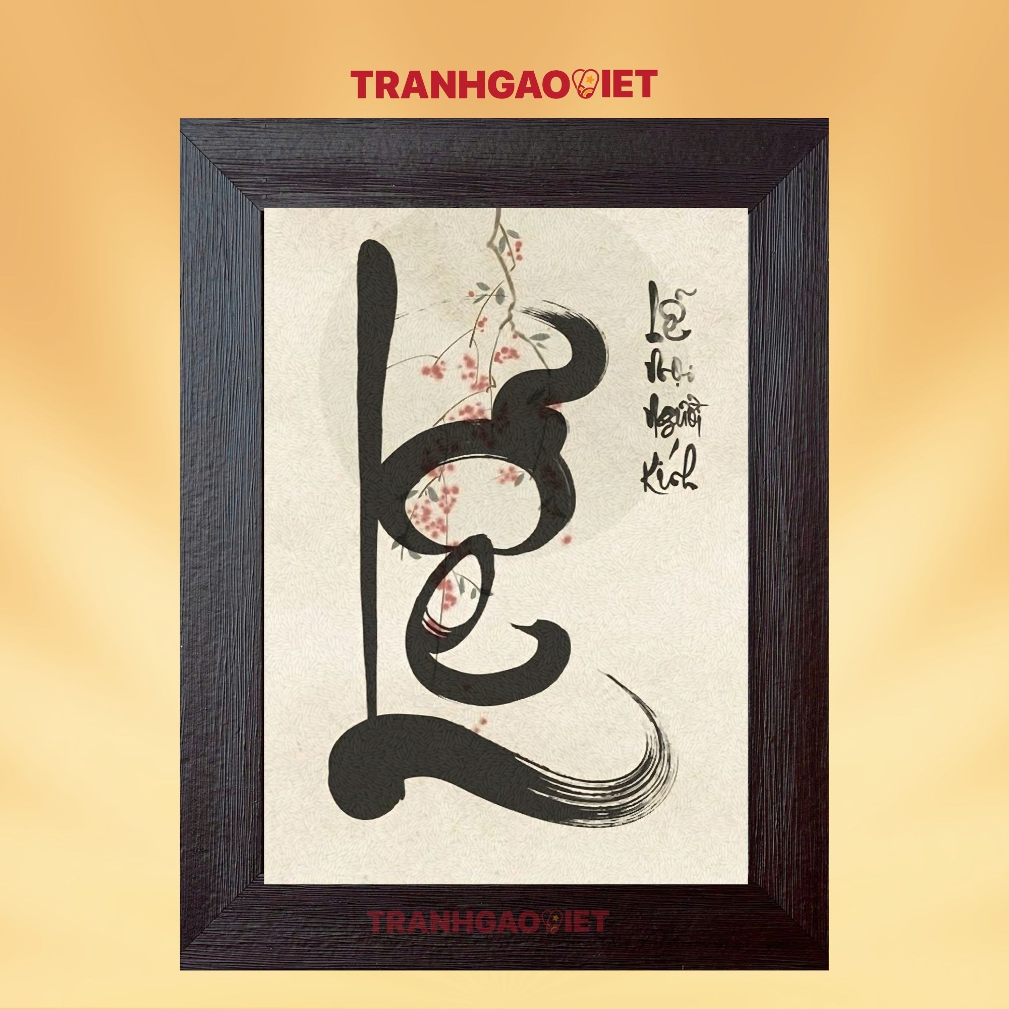 Tranh gạo lễ mọi người kính - Tranh Gạo Việt - Công Ty TNHH Sản Xuất Và Thương Mại Tranh Đại Việt