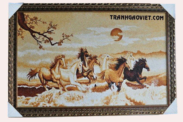 Tranh mã đáo thành công - Tranh Gạo Việt - Công Ty TNHH Sản Xuất Và Thương Mại Tranh Đại Việt