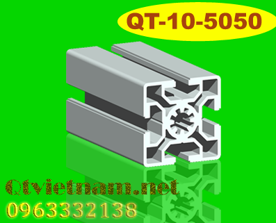 Nhôm định hình 50x50 - Nhà Máy Nhôm QT Việt Nam - Công Ty TNHH Sản Xuất Và Thương Mại QT Việt Nam