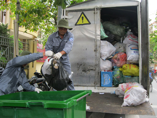 Vận chuyển rác thải