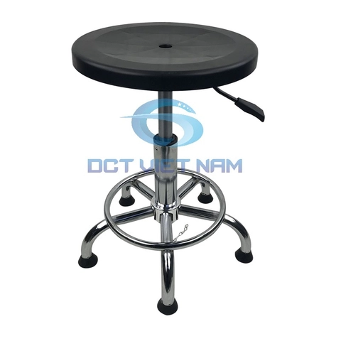 Ghế chống tĩnh điện mặt 1 lỗ - Vật Tư Phòng Sạch DCT - Công Ty TNHH Công Nghiệp Phòng Sạch DCT Việt Nam