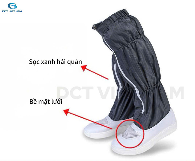 Giày cao cổ phòng sạch - Vật Tư Phòng Sạch DCT - Công Ty TNHH Công Nghiệp Phòng Sạch DCT Việt Nam