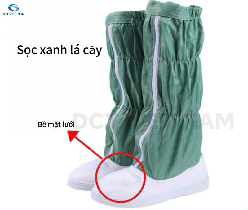 Giày cao cổ phòng sạch - Vật Tư Phòng Sạch DCT - Công Ty TNHH Công Nghiệp Phòng Sạch DCT Việt Nam
