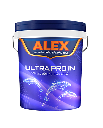 Sơn nội thất siêu bóng Alex Ultra Pro