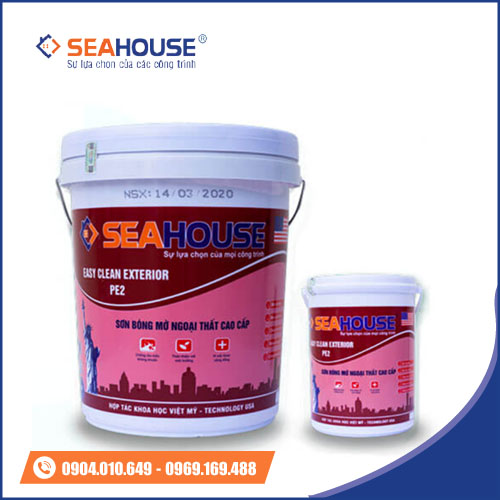 Sơn Bóng Mờ Ngoại Thất Cao Cấp PE2 - Sơn SEAHOUSE - Công Ty Cổ Phần Đầu Tư Công Nghệ Sơn Apex Việt Nam