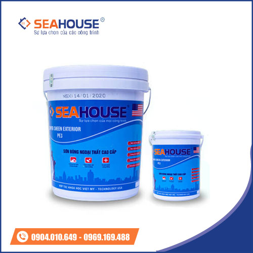 Sơn Bóng Ngoại Thất Cao Cấp PE3 - Sơn SEAHOUSE - Công Ty Cổ Phần Đầu Tư Công Nghệ Sơn Apex Việt Nam