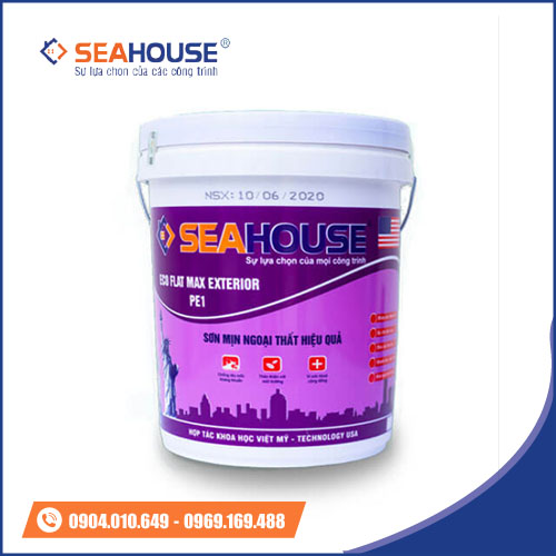 Sơn Mịn Ngoại Thất Hiệu Quả PE1 - Sơn SEAHOUSE - Công Ty Cổ Phần Đầu Tư Công Nghệ Sơn Apex Việt Nam