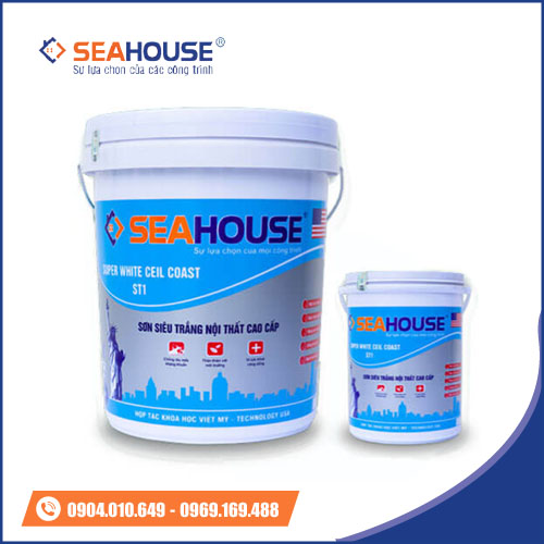 Sơn Siêu Trắng Nội Thất Cao Cấp ST1 - Sơn SEAHOUSE - Công Ty Cổ Phần Đầu Tư Công Nghệ Sơn Apex Việt Nam