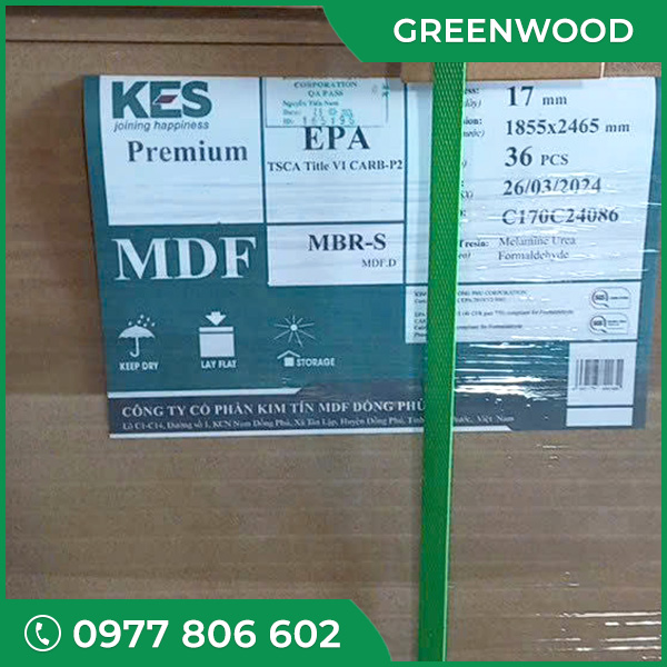 Ván MDF phủ Melamine - Ván Gỗ Xanh Việt Nam - Công Ty TNHH Cung ứng Ván Gỗ Xanh Việt Nam