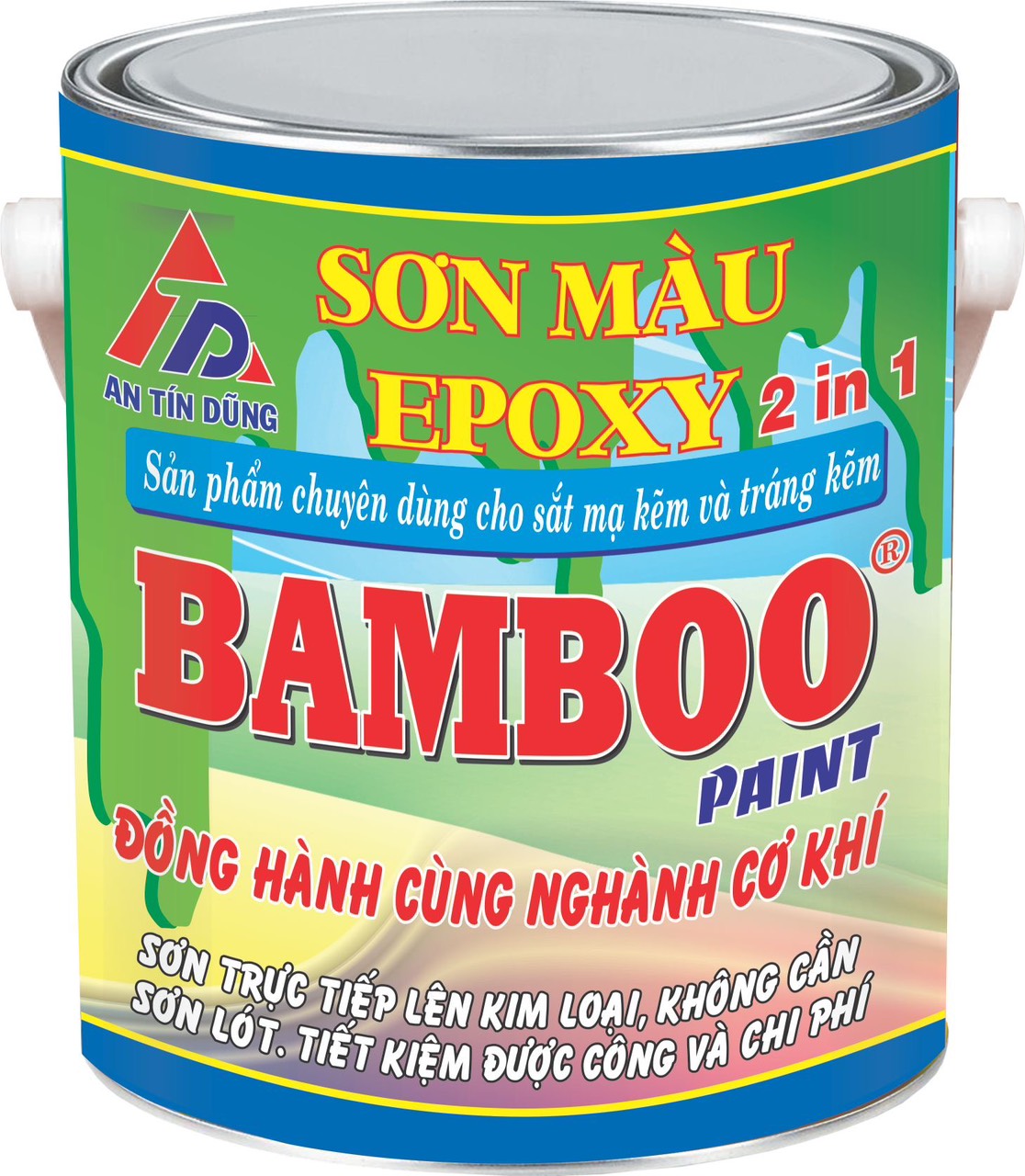 Sơn màu Epoxy 2in1 - Sơn Dầu, Sơn Mạ Kẽm An Tín Dũng - Công Ty TNHH Thương Mại Dịch Vụ Sản Xuất An Tín Dũng