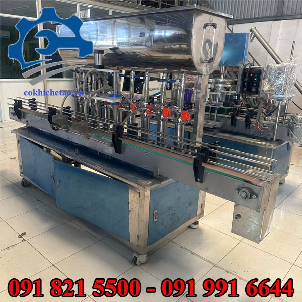 Máy chiết rót tự động 4 vòi