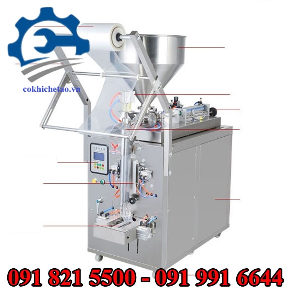Máy đóng gói tương ớt mini