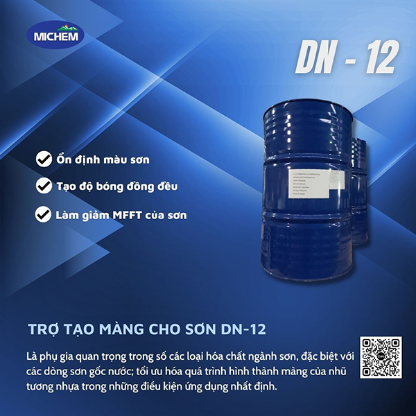 Trợ tạo màng DN-12 - Hoá Chất Michem - Công Ty CP Michem Việt Nam